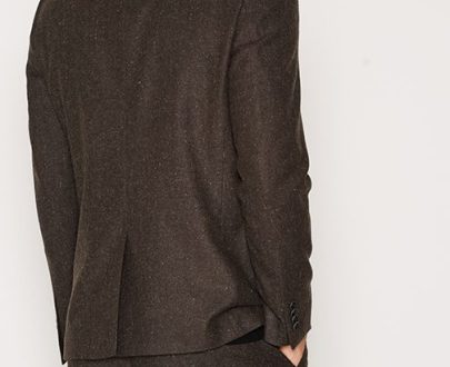 Slim Fit Tweed Blazer