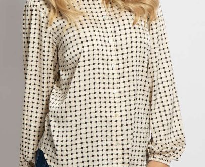 Ashbourn Blouse , beige/black