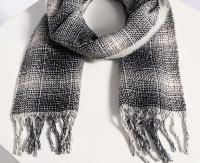 Calvin Klein Scarf , black/white checks