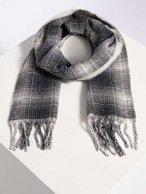 Calvin Klein Scarf , black/white checks