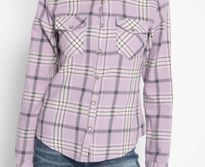 LTB Blouse , lilac plaid