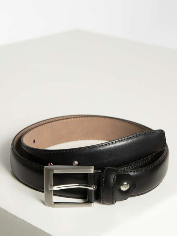 Mishumo Leather Belt , black