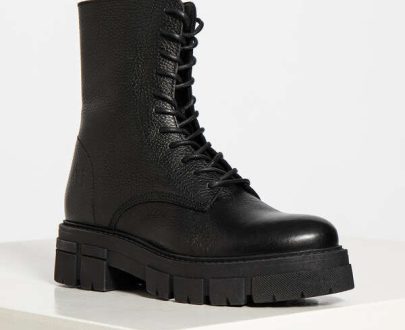 Ashbourn Lace-Up Boots , black