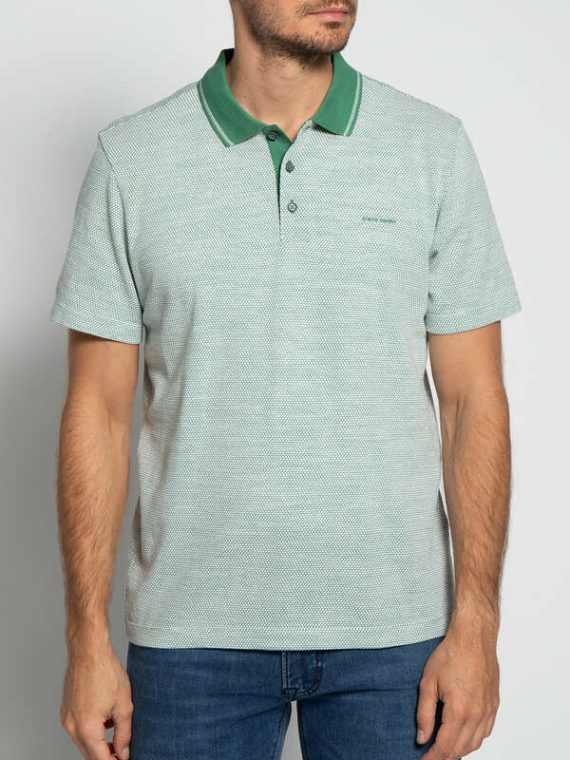 Pierre Cardin Polo Shirt , green/white