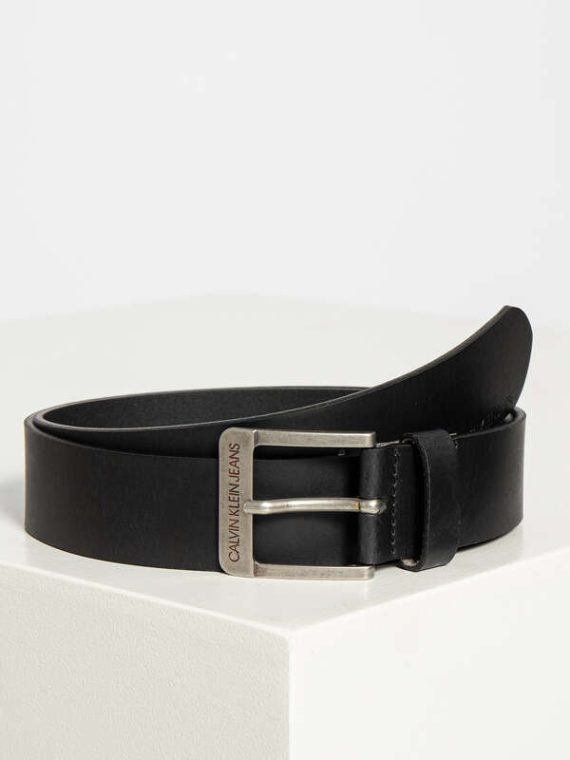 Calvin Klein Leather Belt , black