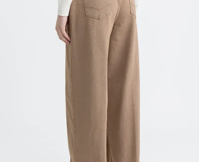 Peserico – Cotton denim baggy trousers