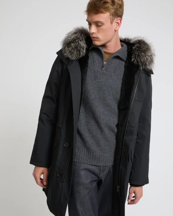 Yves Salomon - Iconic Cotton Blend And Fur Parka