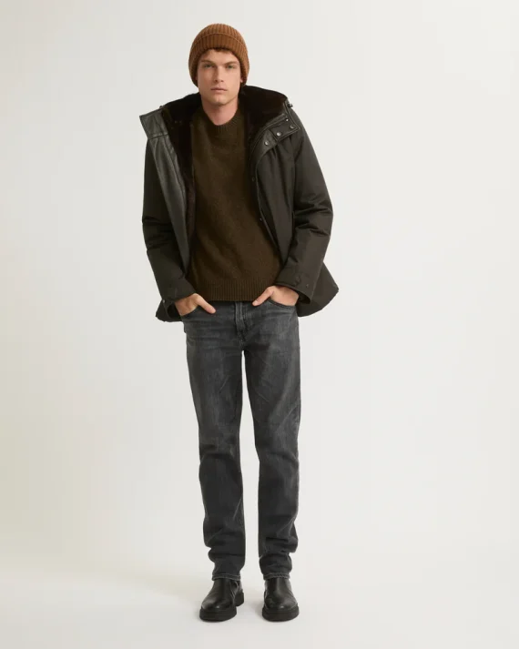 Yves Salomon - Fitted Parka In Technical Gabardine And Mink