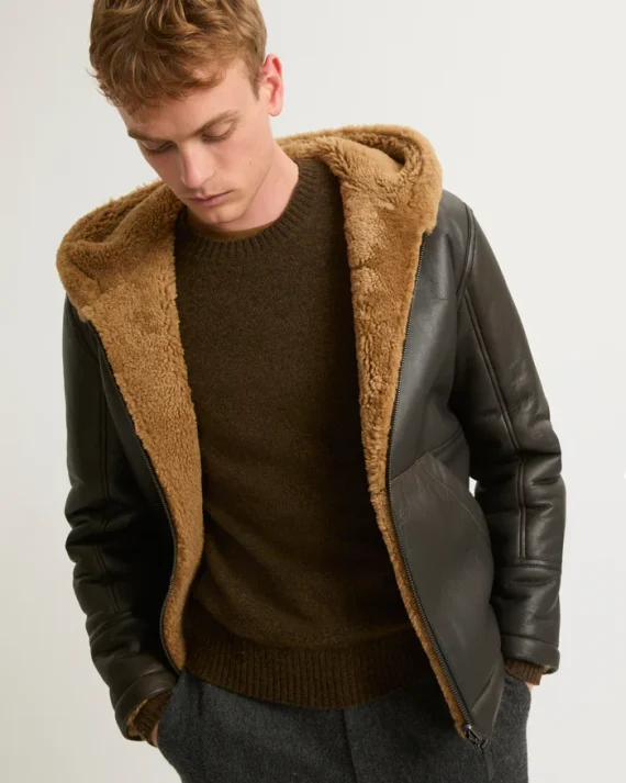 Yves Salomon - Reversible Shearling Hoodie