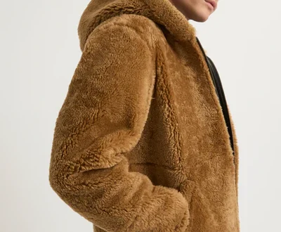 Yves Salomon – Reversible Shearling Hoodie