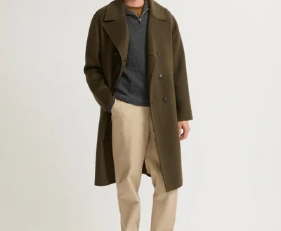 Yves Salomon – Double-sided wool-cashmere coat