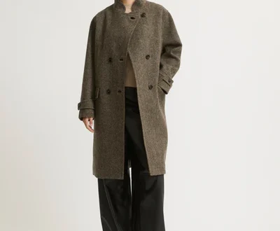 Yves Salomon – Long woollen pea coat