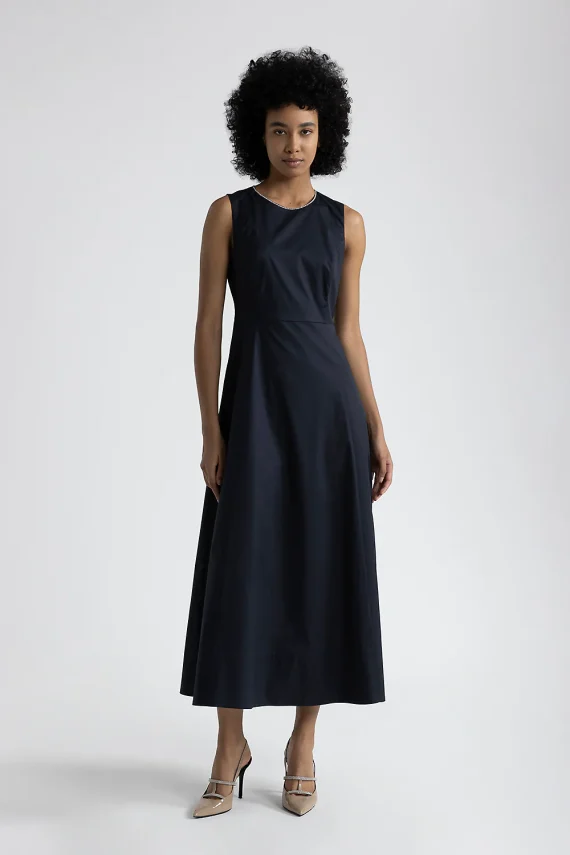 Peserico - Long flared cotton dress