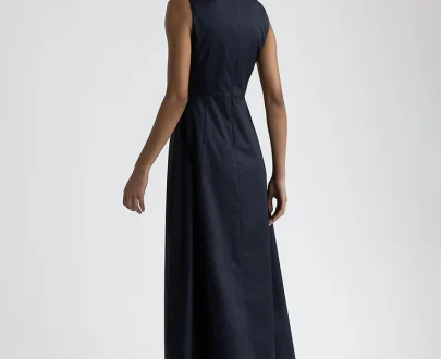 Peserico – Long flared cotton dress