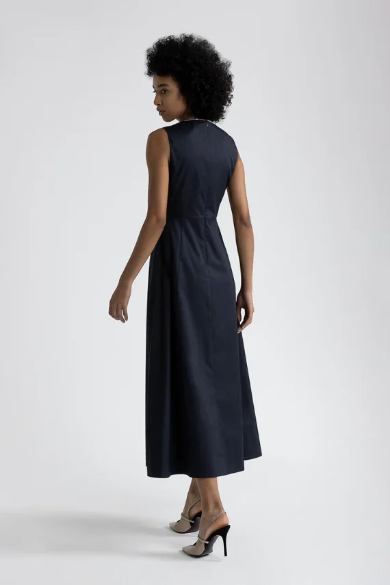 Peserico - Long flared cotton dress - Image 2