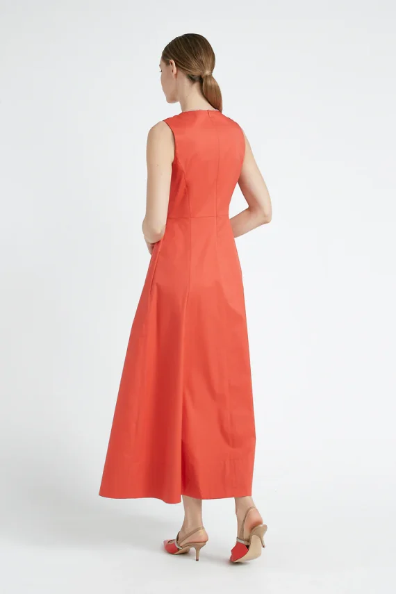 Peserico - Long flared cotton dress - Image 3