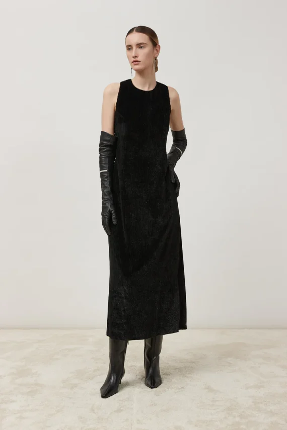 Peserico - Velvet long sleeveless dress - Image 2