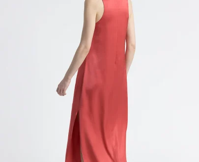 Peserico – Viscose satin long dress