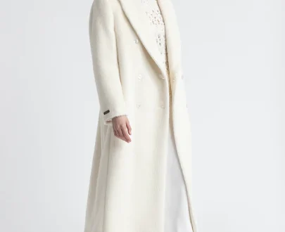 Peserico – Alpaca and wool double-breasted coat