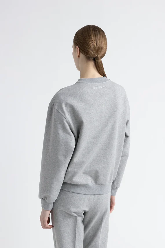 Peserico - Brushed cotton crewneck sweatshirt - Image 4