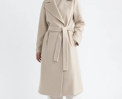 Peserico – Double-breasted coat in pure cashmere cloth