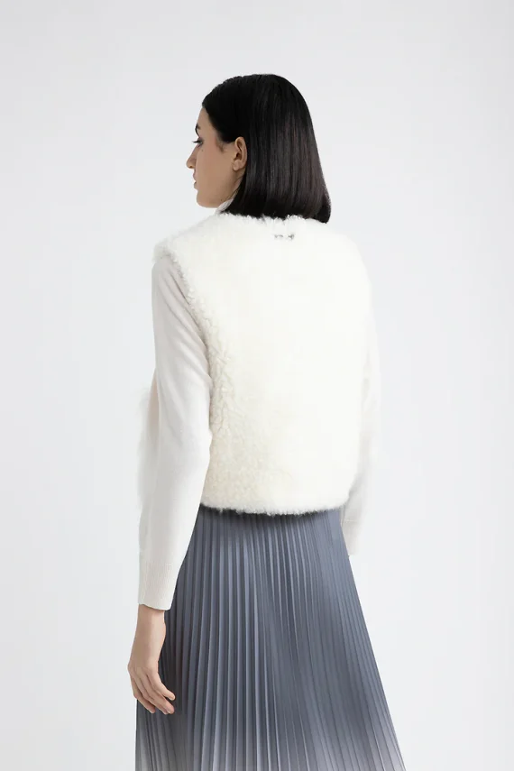 Peserico - Real cashmere goat hair gilet - Image 3