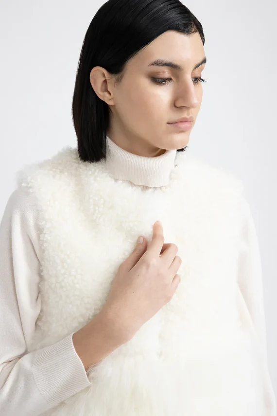 Peserico - Real cashmere goat hair gilet - Image 4