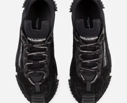 Dolce & Gabbana – Mixed-materials NS1 slip-on sneakers