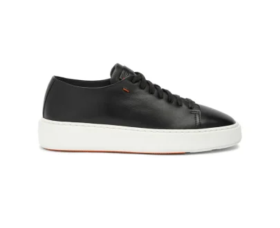 Santoni – Women’s black leather sneaker