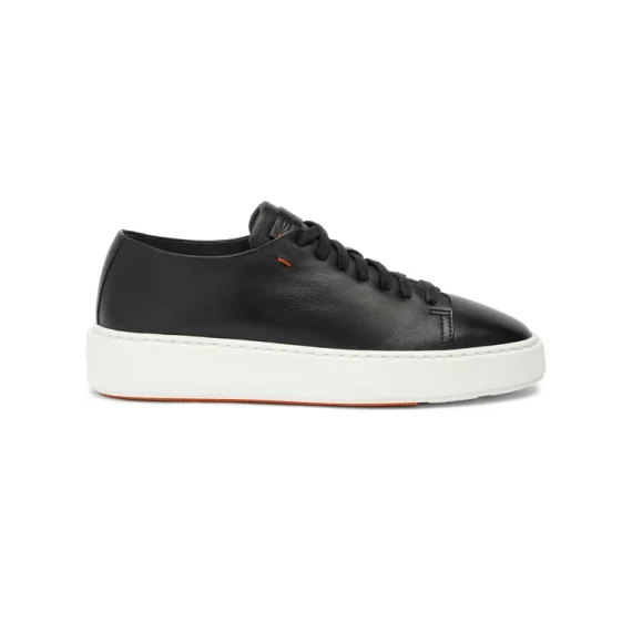 Santoni - Women’s black leather sneaker