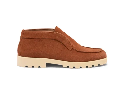 Santoni – Women’s orange suede desert boot